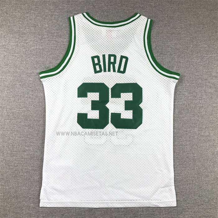 Camiseta Nino Boston Celtics Larry Bird NO 33 Mitchell & Ness 1985-86 Blanco